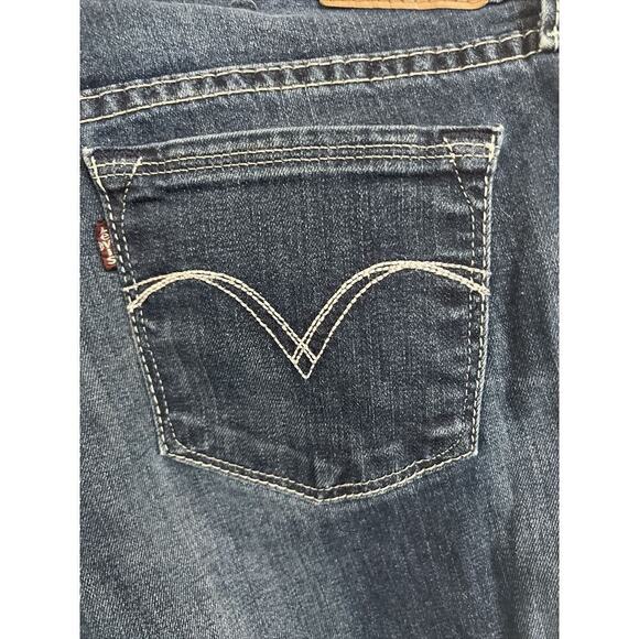 EUC Levi's Demi Curve Women's Low Rise Skinny Stretch Blue Jeans Size 31x30 - Picture 4 of 6